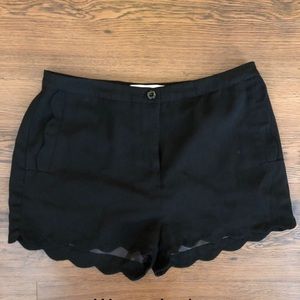 Women’s black shorts